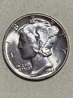 1942 Mercury Dime-90% Silver-Strong Detail AU-Vintage-Complete Your Album!