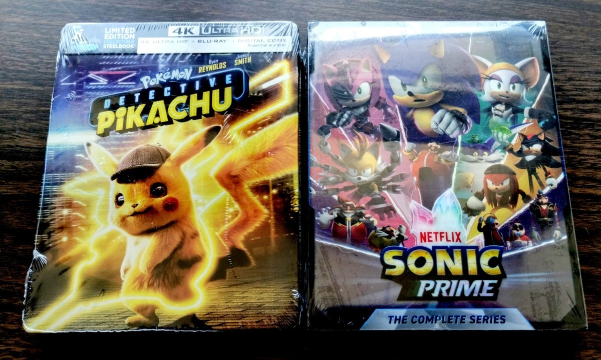 Sonic Prime: The Complete Series Blu Ray & Detective Pikachu