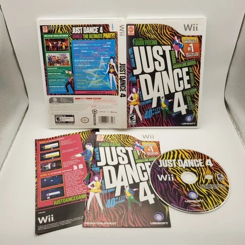 New ListingJust Dance 4 (Nintendo Wii, 2012) CIB Complete W/ Manual, Tested And Working