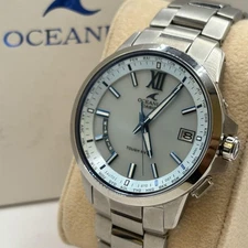 Casio Oceanus OCW-T150 Blue and White 40mm Men's Watch, Used