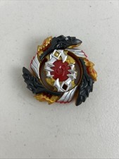 Hasbro Beyblade Geist Fafnir F4 Red Black Silver Top Only Blade Only
