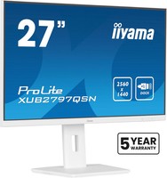 "Iiyama Prolite XUB2797QSN-W2 27\"16:9 Wqhd Ips Display Weiß"