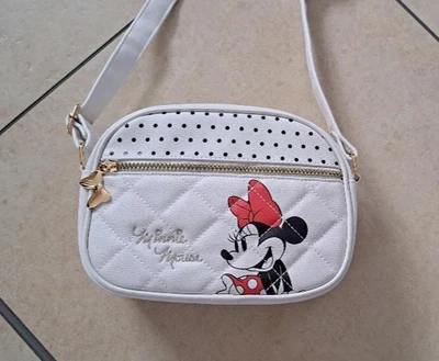 NEU: Mädchen-Umhängetasche/Schultertasche weiß von Disney mit Minnie - Bild 1 von 4
