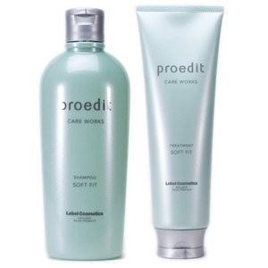 LebeL Pro edit Shampoo Soft Fit 300mL & Treatment 250mL Set