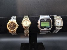 Vintage Sharp, Acuet, Timex INDIGLO, Carriage Watch Lot - for parts only