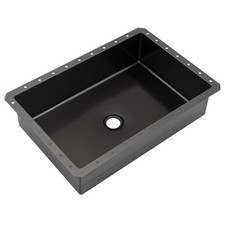 Undermount Sink, 304 Stainless Steel Built-in Bathroom Sink, Modern Rectangle