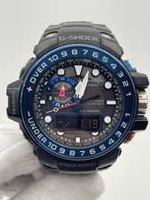 Casio G-SHOCK GWN-1000B-1BJF Gulfmaster Solar Radio Watch Good Condition