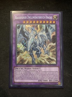 Yu-Gi-Oh! Blauäugiger Zwillingsausbruch-Drache MP17-DE056 Secret Rare 1. Aufl NM