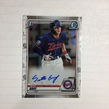 2020 Bowman Chrome - Prospect Autographs Seth Gray #CPA-SG (AU, RC)