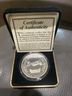 1995 .999 SILVER ATLANTA BRAVES WORLD SERIES  CHAMPIONS WINNERS COIN ROUND