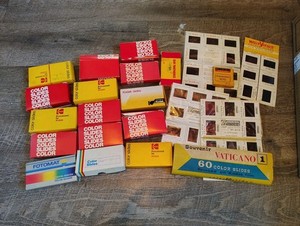 Large 35mm Slide Lot 1980s Over 500 Slides ! Vacation Family Life 
