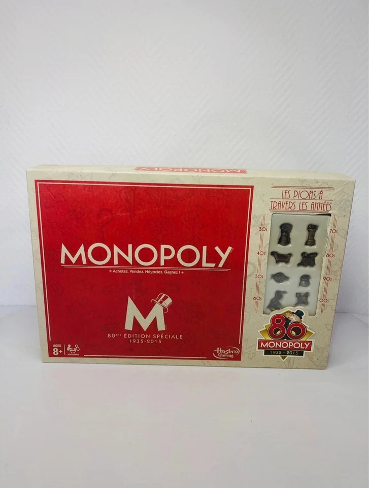 Monopoly 80 ans Édition Spéciale 1935-2015 Hasbro - Photo 1/4