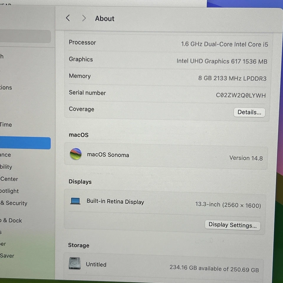 MacBook Air 13.3” 2019 – Intel i5/8GB/256GB SSD – Clean, Fast & Dependable - Image 4 of 4