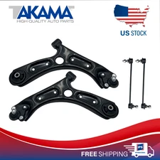 4pcs Control arms ball joints+ Stabilizer Sway bar links 17-20 Hyundai Elantra