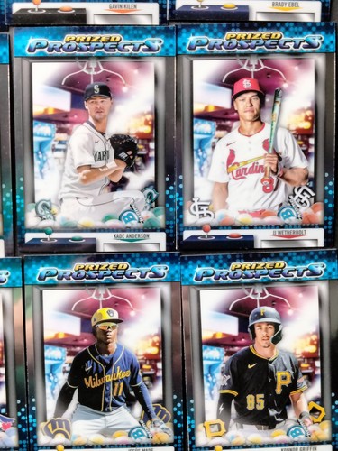 2025 Bowman Chrome Draft Baseball Prized Prospects Insert Complete (20) Card Set - Bild 8 von 8