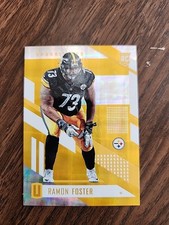 2017 Panini Unparalleled - Ramon Foster Small Hyperplaid /199 Steelers RC