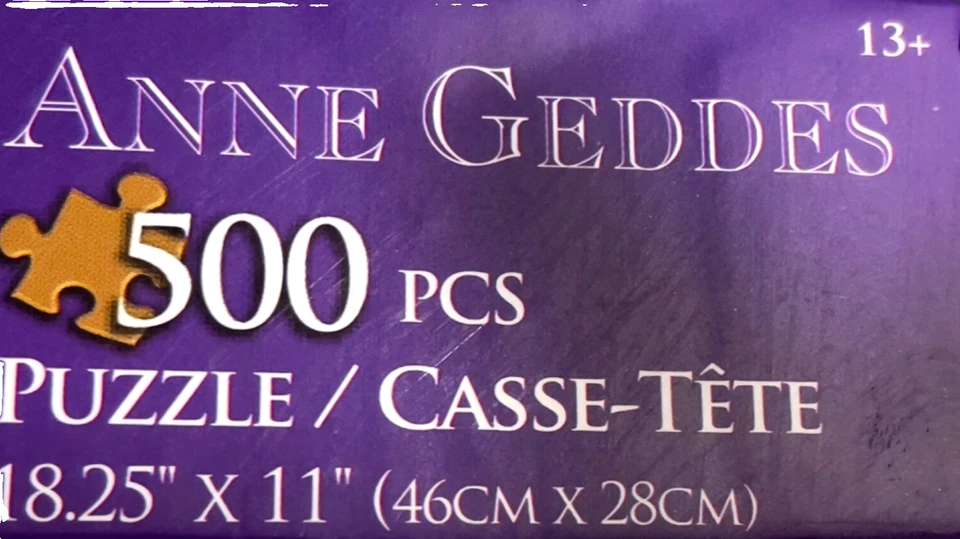 Anne Geddes 500 piezas nuevas. Puzzle Caja Sellada (Caracol Bebé) Foto 4 de 4