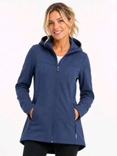 Avalanche Women's Fleece Lined Hoodie Soft Shell Jacket W Zipper Pockets Sz:M