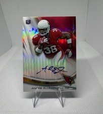 2013 Topps Platinum ON CARD Autographed Rookie Refractors Andre Ellington #A-AE . rookie card picture