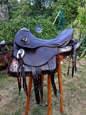Militärsattel, Wanderreitsattel, Einzelstück ,handbemalt