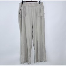 Ci Sono Linen Blend Pants Womens Sz XL Beige ...