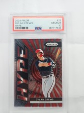 2024 Prizm Dylan Crews Hype Rookie Card PSA 10 GEM MINT