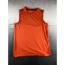 All In Motion Womens Medium Orange Sleeveless Athletic Tank Top Moisture Wicking