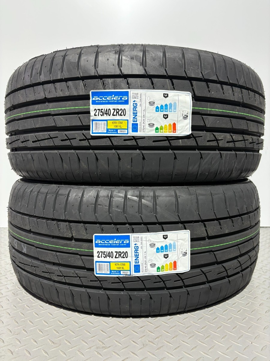 4 x 275/40ZR20 106Y XL ACCELERA 275 40 20 EXTRA LOAD TYRES 275