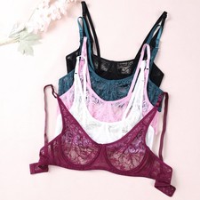 Lotes Sujetadores Sin Forro Mujeres Sujetadores Sujetador Lencería Sexy Sujetador de Encaje Dama Ropa Interior