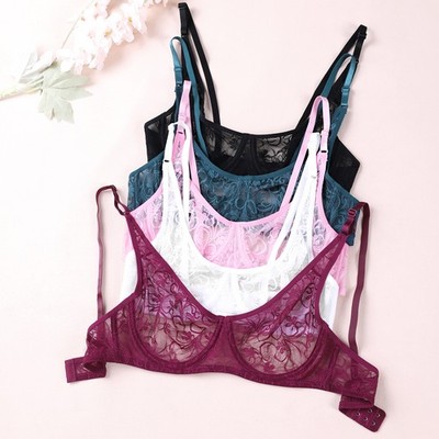 Lots Bras Unlined Women Bras Brassiere Sexy Lingerie Lace Bra Lady Underwear