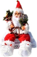 Weihnachtsmann Dekofigur Sitzend 57Cm Rot FüR Innen Und AußEn