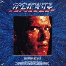 The Running Man 1987 US Film LaserDisc Japanese Import