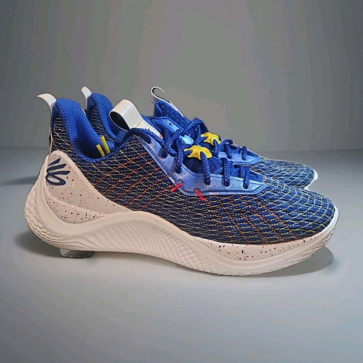 【新品未使用】UA Curry Flow 10 Dub Nation Under Armour Curry Flow 10 Dub Nation Blue Yellow 3026949-400