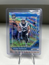 Chuba Hubbard #28 Panthers 2024 Donruss Optic Premium Wave /300