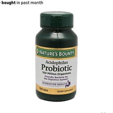 Natures Bounty Acidophilus Probiotic Tablets ...
