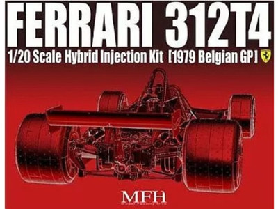 Ferrari 312T4 1979 Belgian GP 1/20 Scale MFH Model Hiro Resin Kit F1 Car 327389