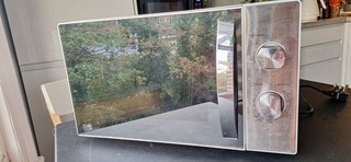 Silver Mirrored 700W Microwave from George Asda