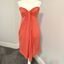 Intimately Free People Strapless Dress Size Small Smocked Stretch Back Pockets