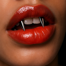 Vampire Fang Spike Piercing Frenulum Spikes 16g 1.2mm Surgical Steel Jewellery