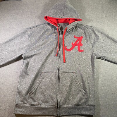 Champion Alabama Crimson Tide Fleece Full Zip Hoodie Jacket