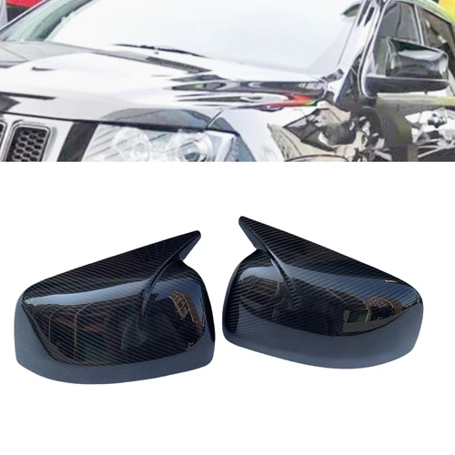 Real Carbon Fiber Rear Mirror Cover Cap For Jeep Grand Cherokee 2011-2020 2012