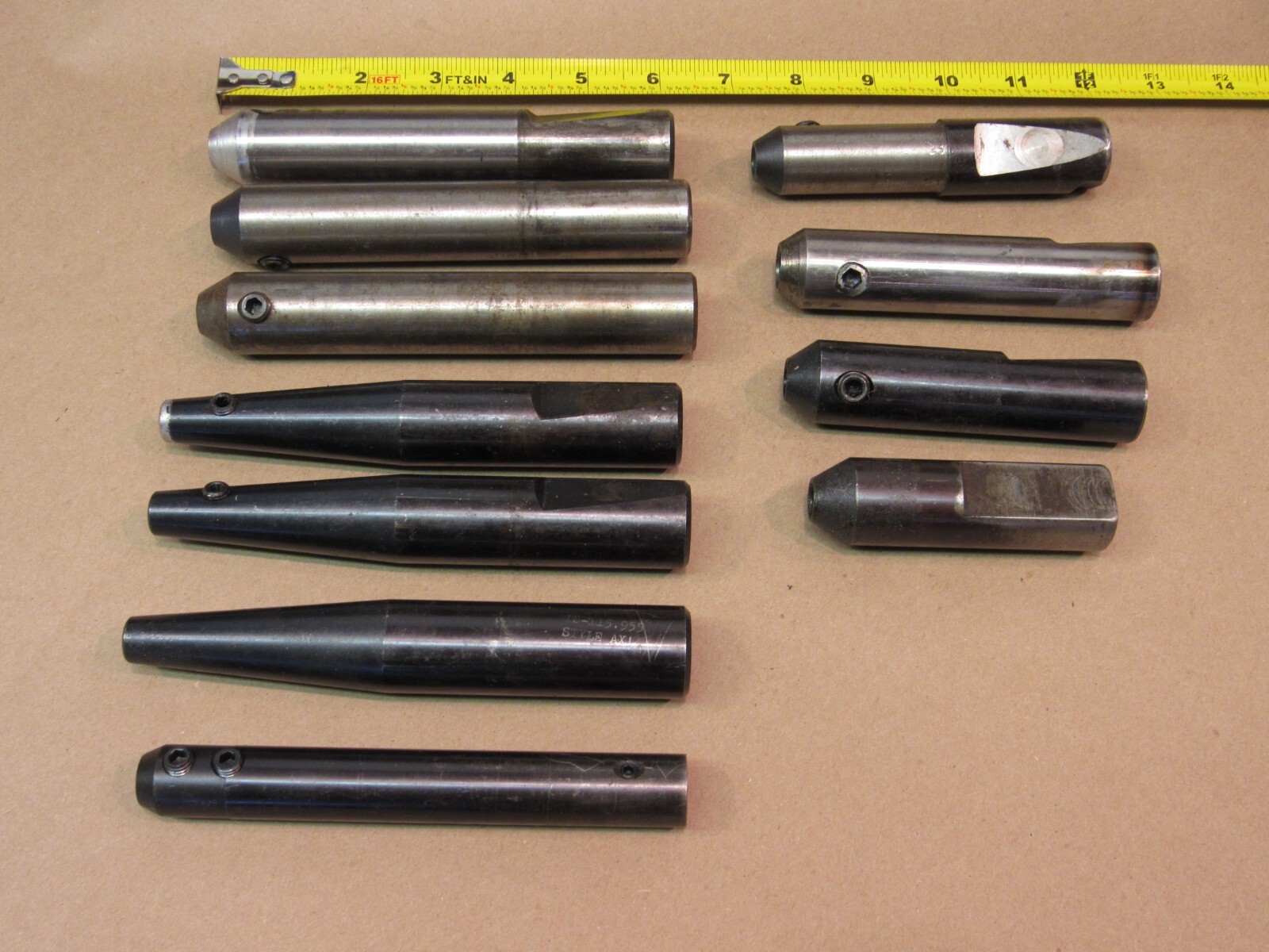 11 end mill extensions 1" shank 3/8" 1/2" accu-hold holder A.B. Tools Rutland