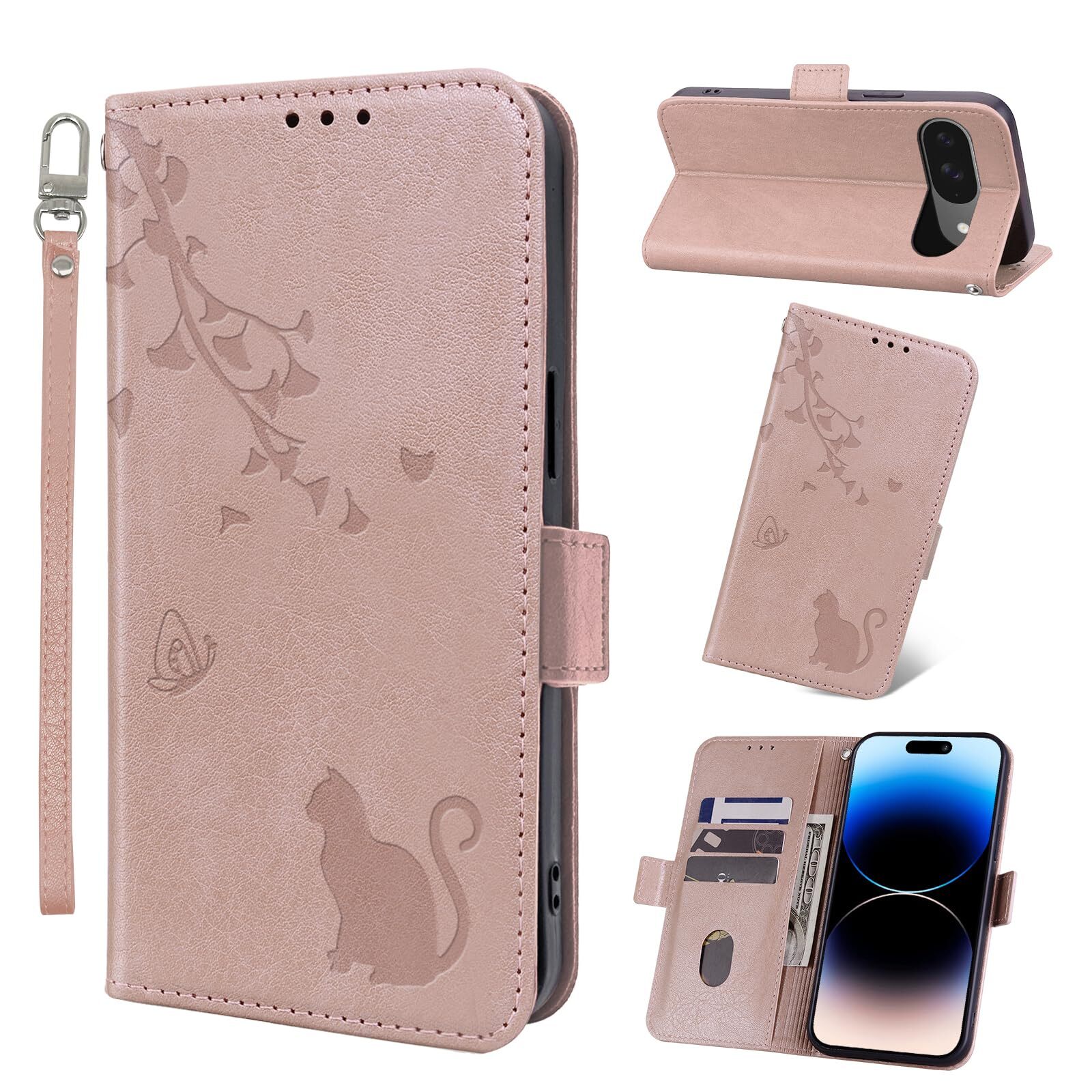 Pixel 9 & Pixel 9 Pro Notebook Wallet Case M460 for Google Phones