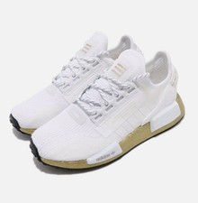 adidas nmd r1 white and gold