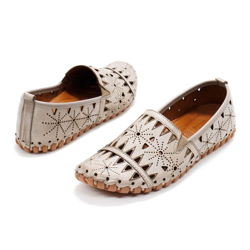 New Spring Step Fusaro Slip-On Women’s Leather Flats - Picture 32 of 44