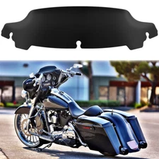 Smoke 4.5" Motorcycle Windshield Wind Splitter For Harley Davidson Touring Dyna