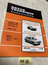 Revue technique Citroen SM