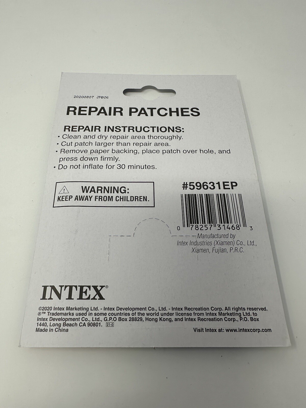 Intex Repair Patches Each Patch 7 1/2 sq in 6 Patches Lot Of 2 (12Total Patches)
