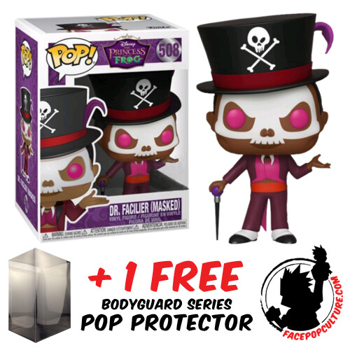 En Oferta Funko Pop Disney The Princess And The Frog Dr Facilier With Mask #508 +Protector