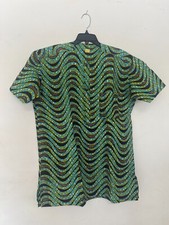 African clothing for men-Dashiki M-7X teal and purple